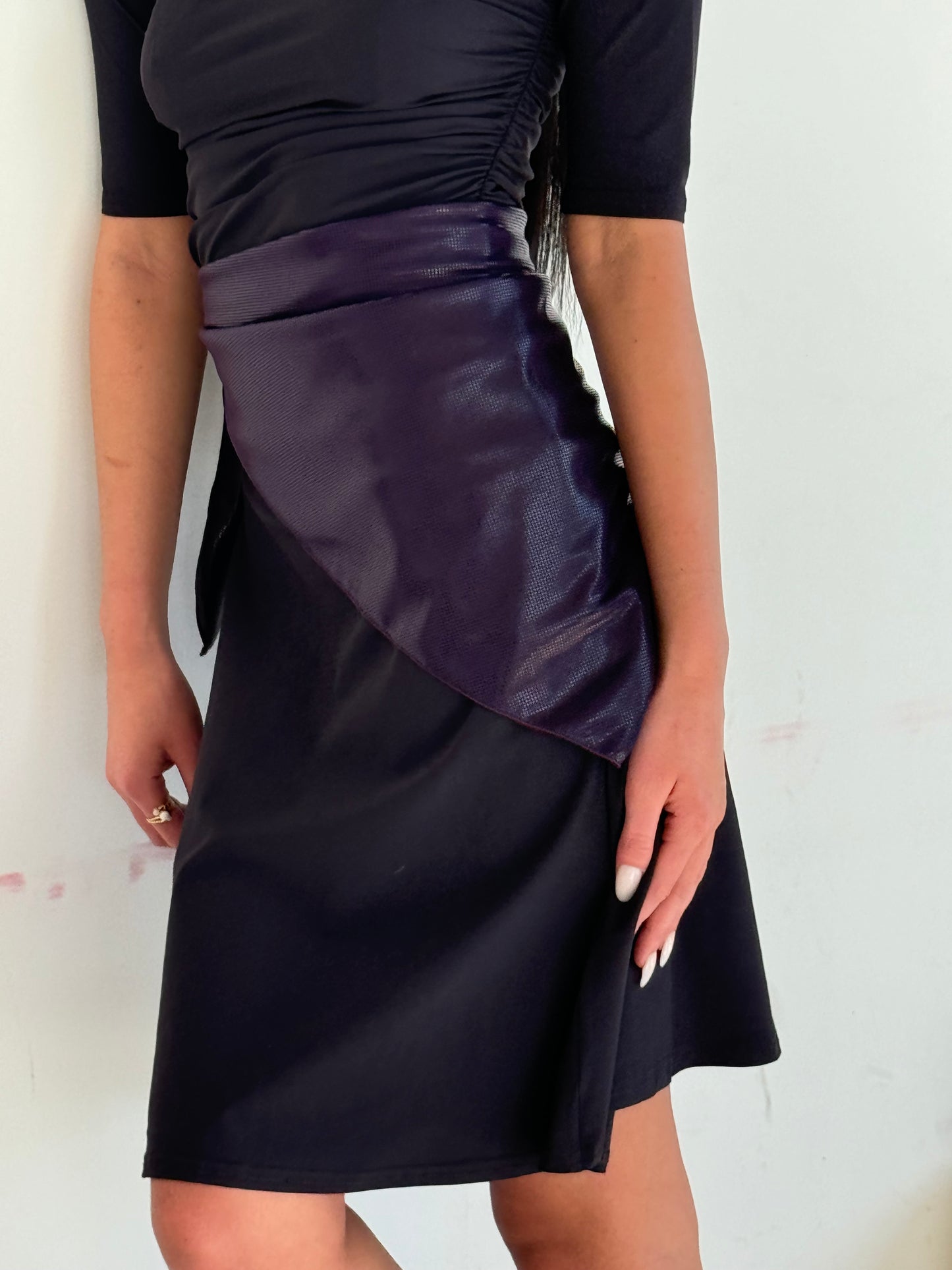 Foulard violet multipoint
